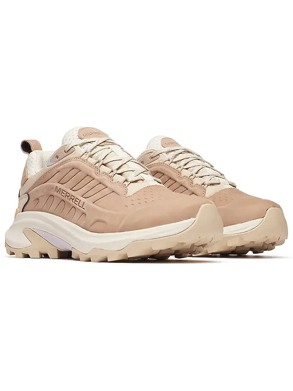 Merrell Women's Moab Speed 2 Leather Waterproof Trainers - Hazel Image 2