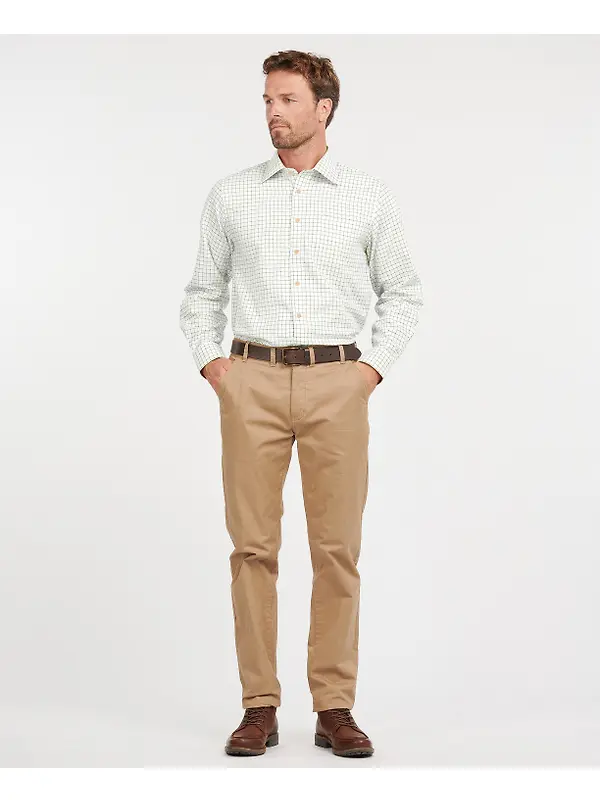 Barbour Men's Field Tattersall Shirt - Green/Brown Image 3