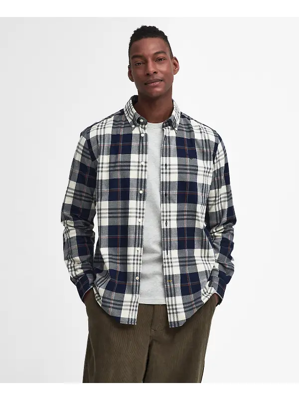 Barbour Men's Edgar Tailored Shirt - Navy Image 3