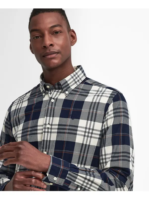 Barbour Men's Edgar Tailored Shirt - Navy Image 5
