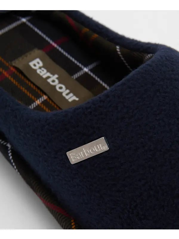 Barbour Men's Hexham Slippers - Navy Image 6