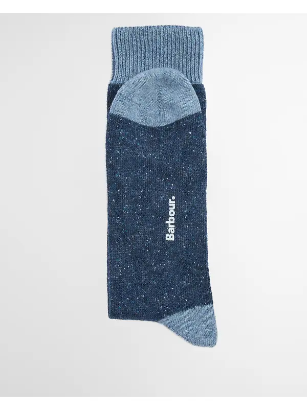 Barbour Men's Fairisle Socks 2 Pack - Midnight Oak Mix Image 4