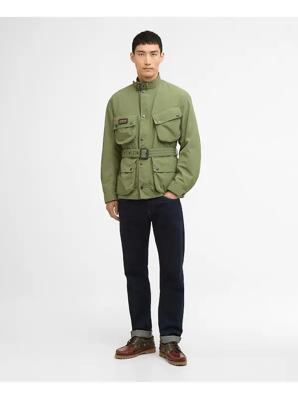 Barbour International Men's Contemporary A7 Showerproof Jacket - Burnt Olive Image 3