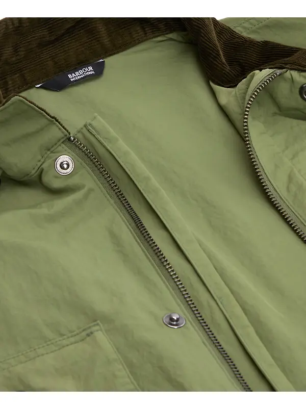 Barbour International Men's Contemporary A7 Showerproof Jacket - Burnt Olive Image 7