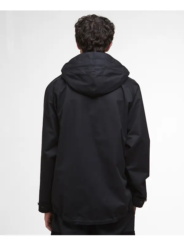 Barbour Men's Re-Engineered Hooded Wading Spey Showerproof Jacket - Black Image 4