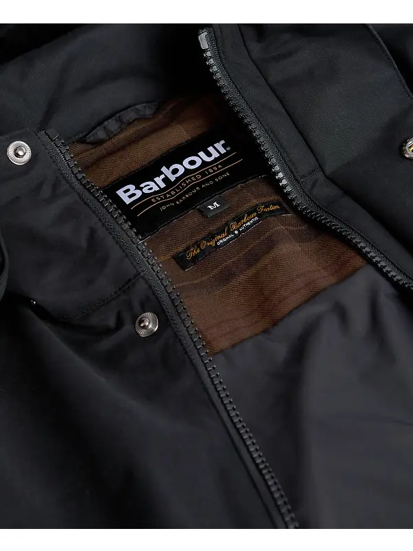 Barbour Men's Re-Engineered Hooded Wading Spey Showerproof Jacket - Black Image 8