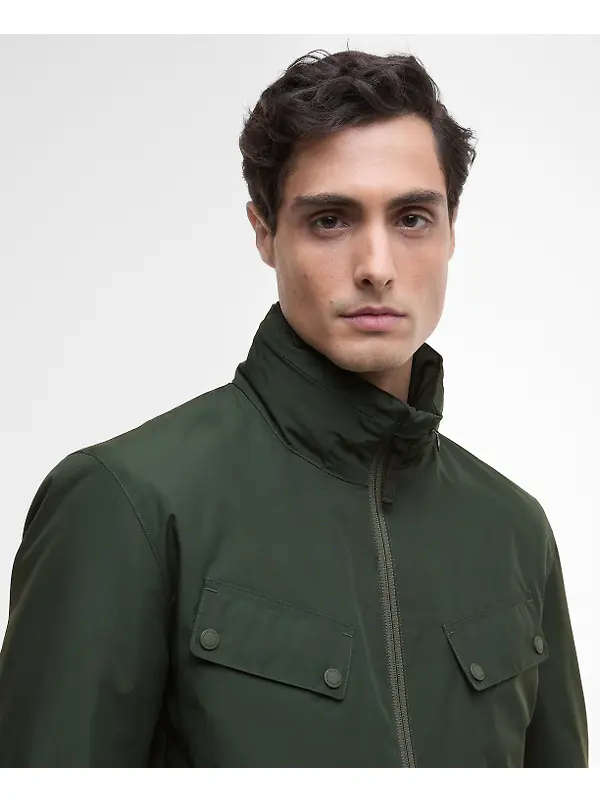 Barbour International Men's Alver Showerproof Jacket - Sage Image 5