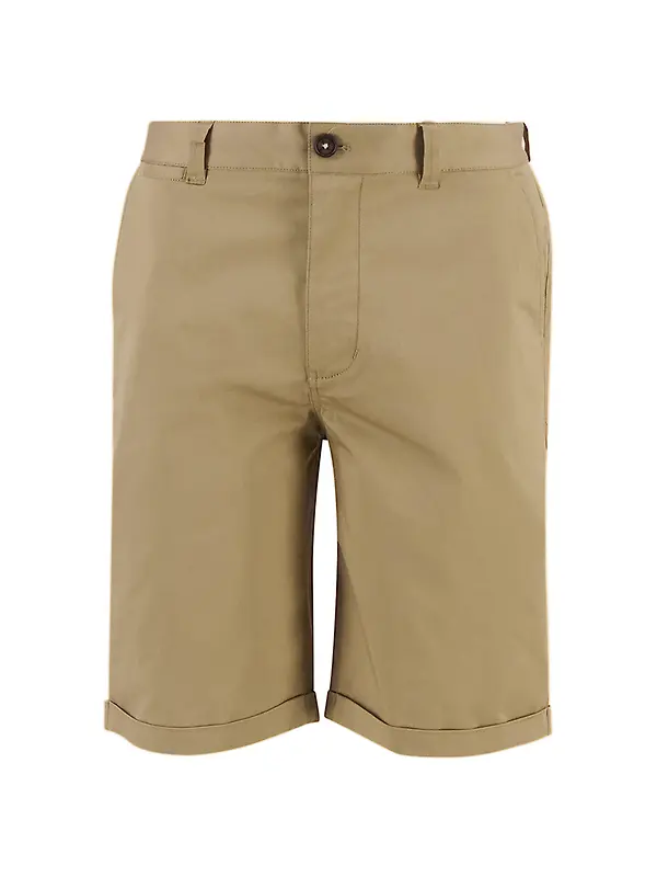 Barbour Men's Smart Chino Shorts - Grey Olive Image 1