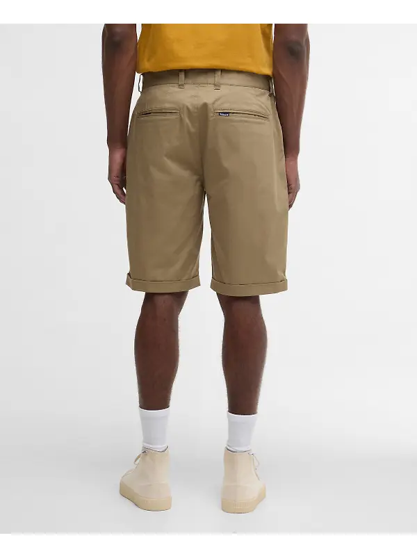 Barbour Men's Smart Chino Shorts - Grey Olive Image 4