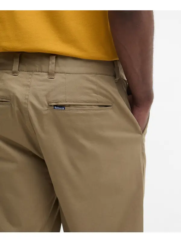 Barbour Men's Smart Chino Shorts - Grey Olive Image 5