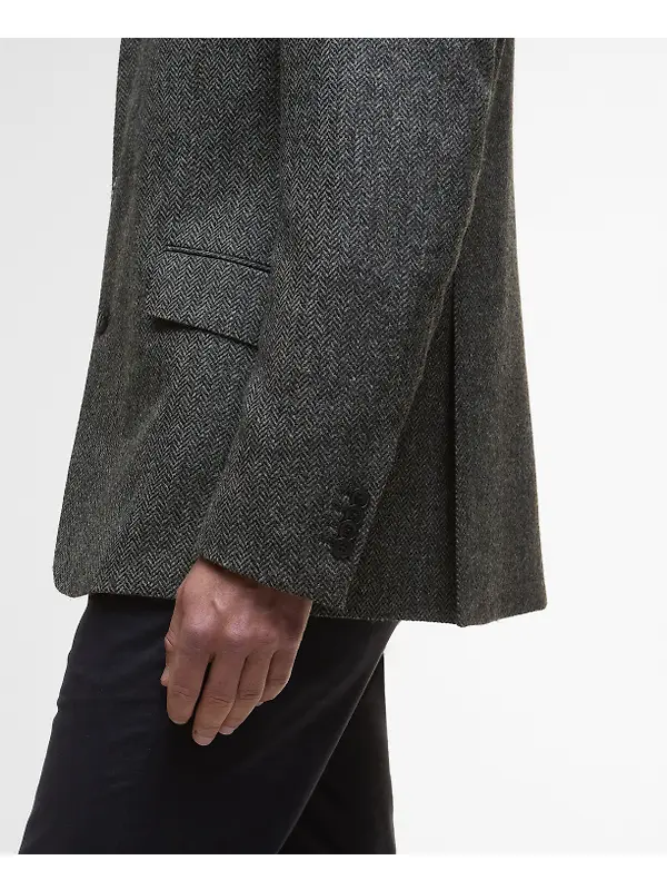 Barbour Men's Firth Moons Herringbone Blazer - Grey Image 7