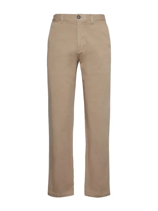 Barbour Men's Washed Stretch Tailored Trousers - Washed Stone Image 1