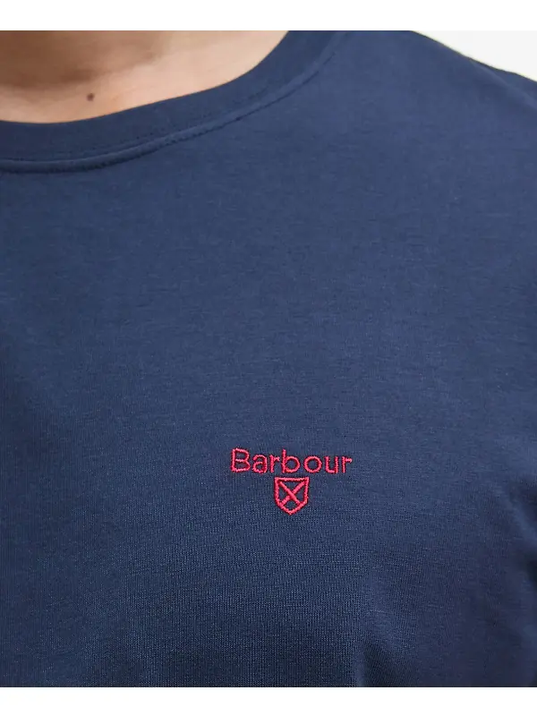 Barbour Men's Essential Sports T-Shirt - Navy Image 6