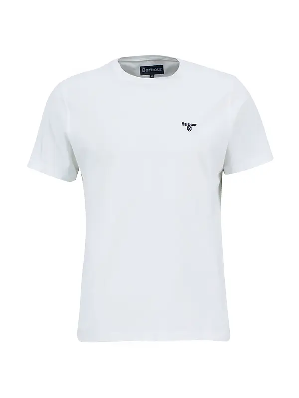 Barbour Men's Essential Sports T-Shirt - White Image 1