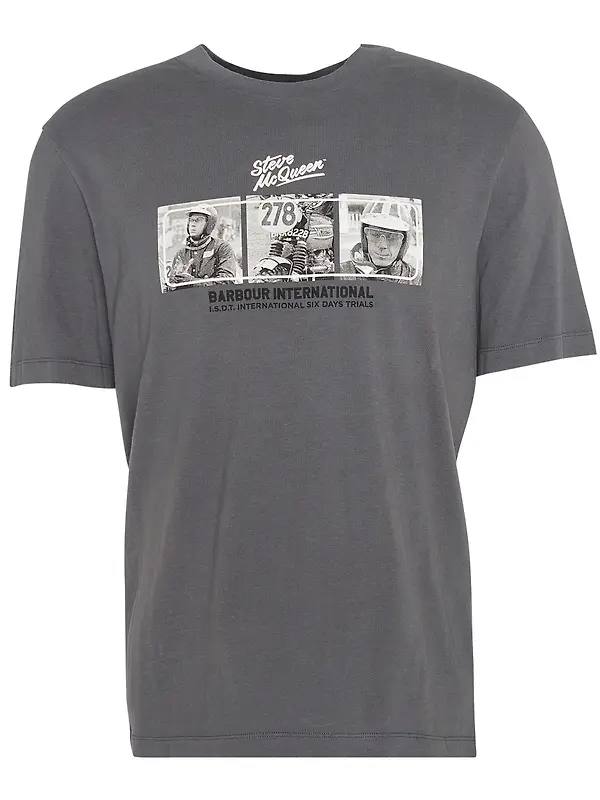 Product image of Barbour International Men's Firebird Graphic T-Shirt - Asphalt