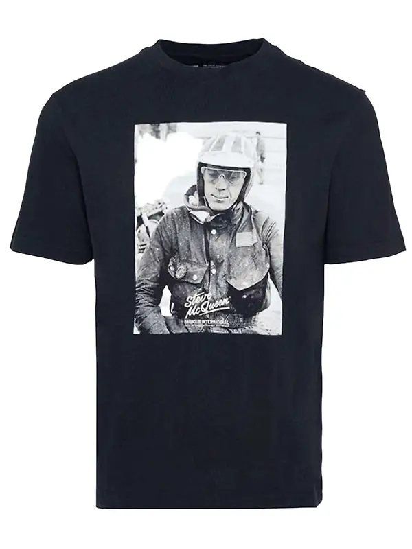 Product image of Barbour International Men's Keystone Graphic T-Shirt - Black