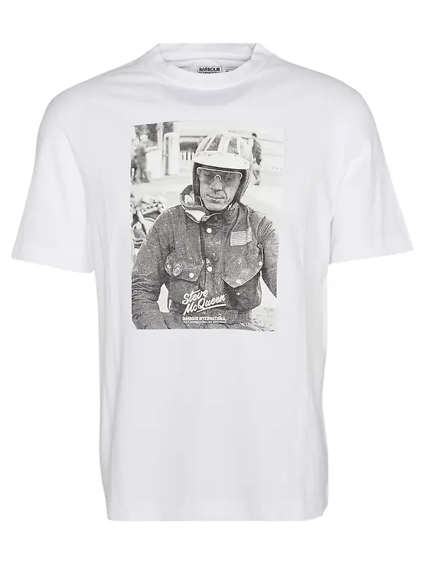 Product image of Barbour International Men's Keystone Graphic T-Shirt - Whisper White