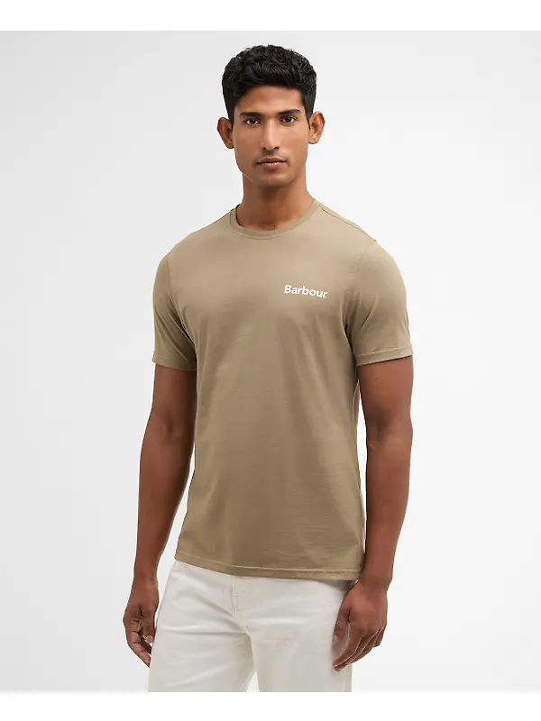 Barbour Men's Camber Graphic T-Shirt - Grey Olive Image 2