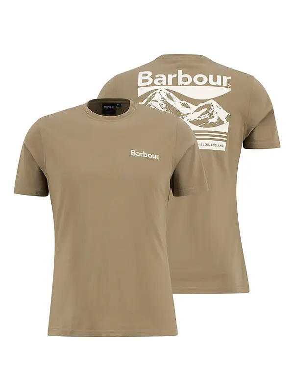 Barbour Men's Camber Graphic T-Shirt - Grey Olive Image 1