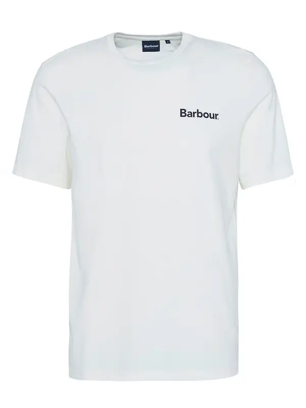 Barbour Men's Homelane T-Shirt - Whisper White Image 1