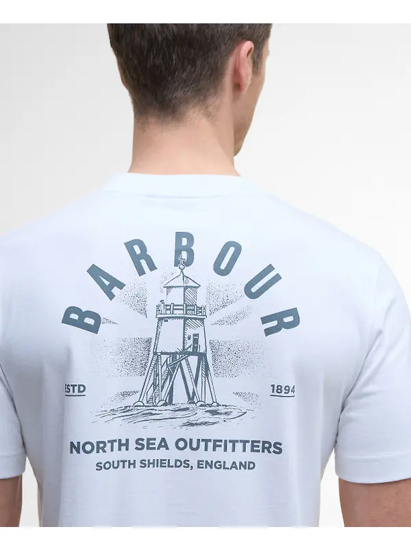 Barbour Men's Relaxed Souter T-Shirt - White Image 6