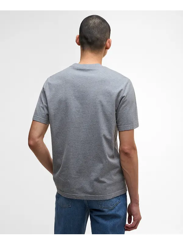 Barbour International Men's Pillion Graphic T-Shirt - Anthracite Marl Image 4
