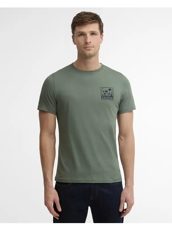 Barbour Men's Setter T-Shirt - Agave Green Image 2