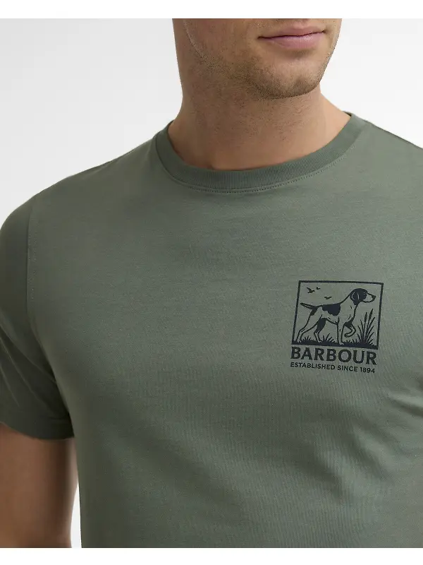 Barbour Men's Setter T-Shirt - Agave Green Image 5