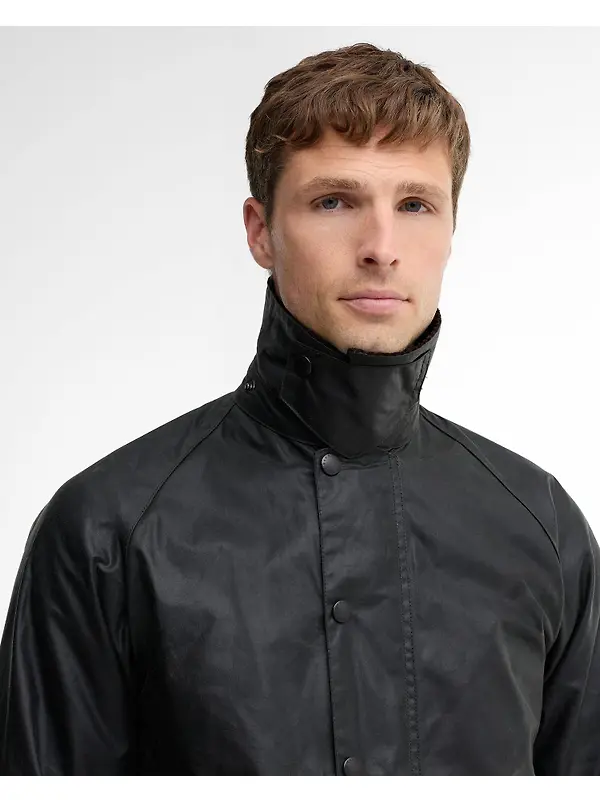 Barbour Men's Beaufort Waxed Jacket - Sage Image 5