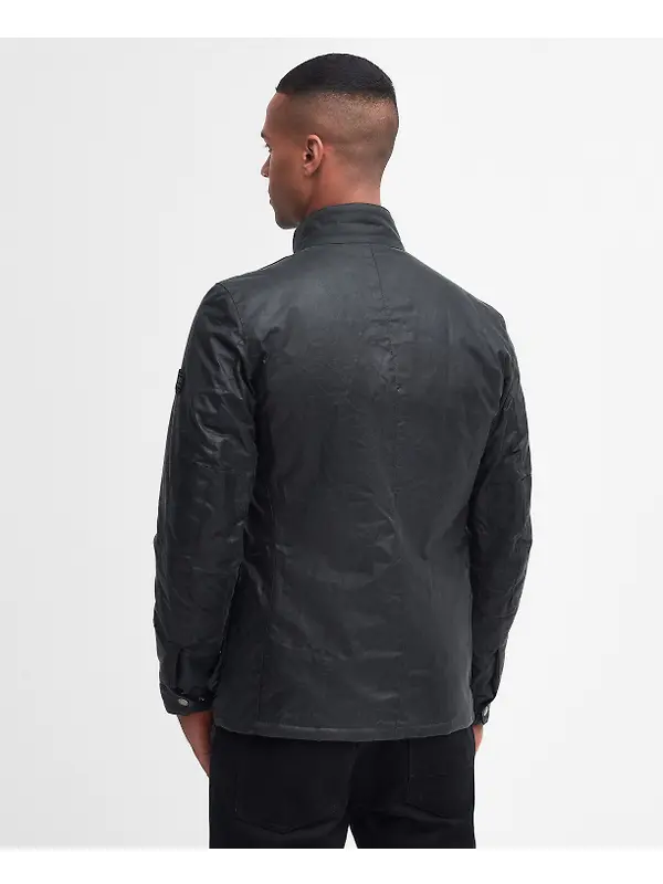 Barbour International Men's Duke Wax Jacket - Sage Image 4