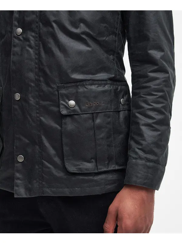 Barbour International Men's Duke Wax Jacket - Sage Image 6