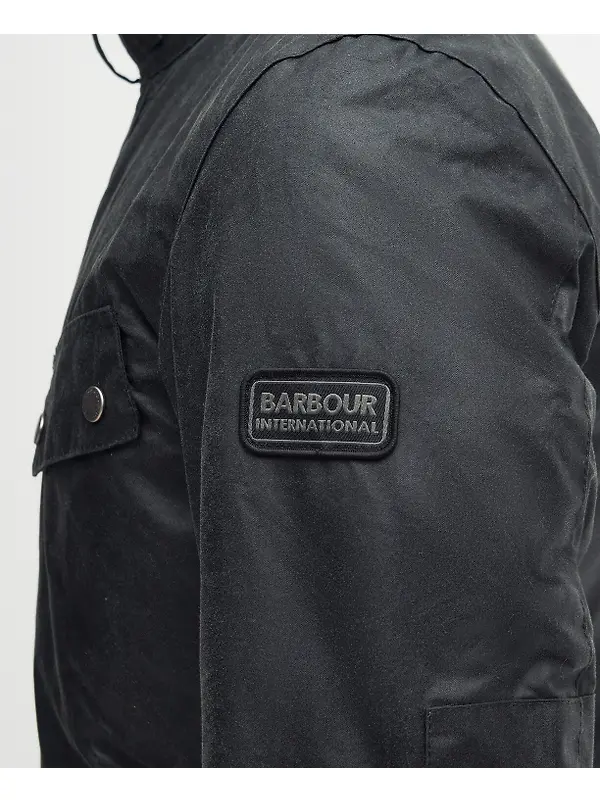 Barbour International Men's Duke Wax Jacket - Sage Image 7