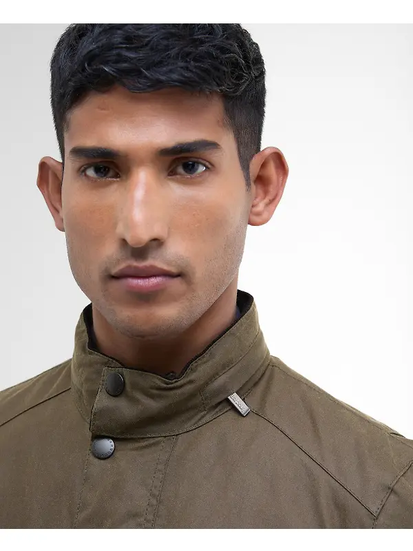 Barbour Men's Corbridge Waxed Jacket - Beech/Classic Image 6