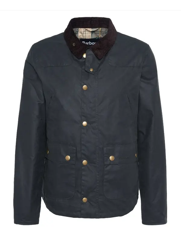 Barbour Men's Reelin Wax Jacket - Sage Image 1
