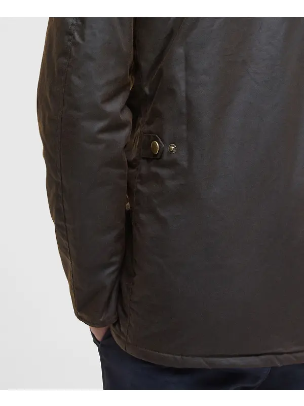 Barbour Men's Hereford Wax Jacket - Olive Image 8