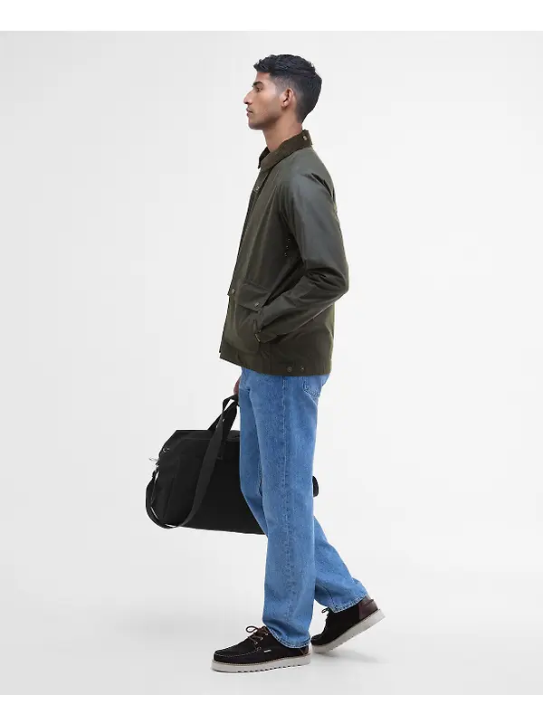 Barbour Men's Bedale Short Waxed Jacket - Fern Image 3