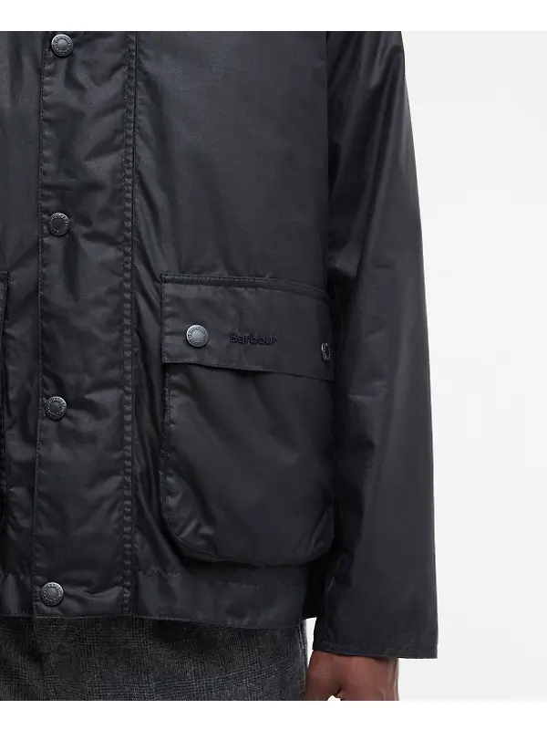 Barbour Men's Modern Bedale Wax Jacket - Royal Navy/Highland Loch Image 6