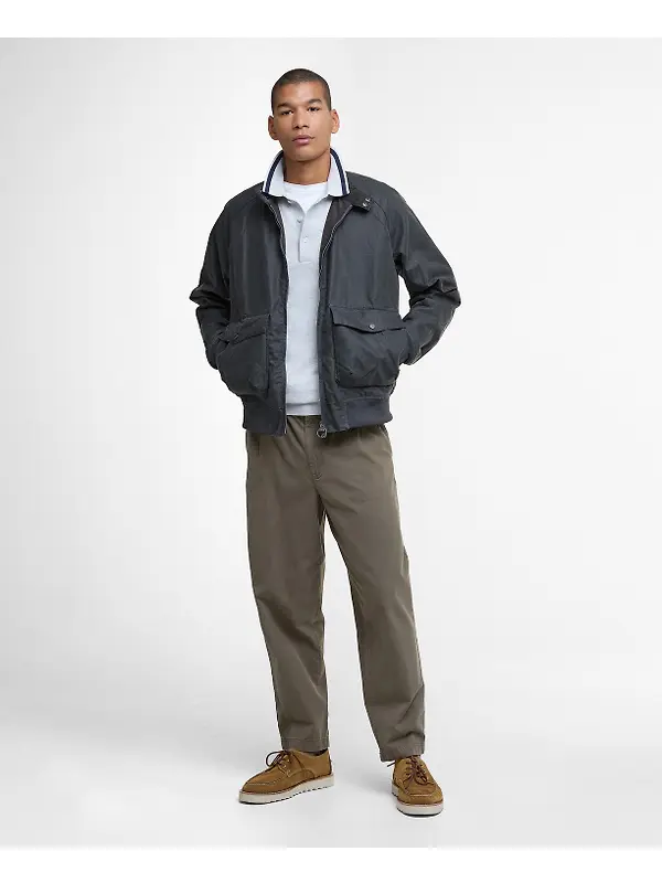 Barbour Men's Royston Wax Jacket - Grey Image 3