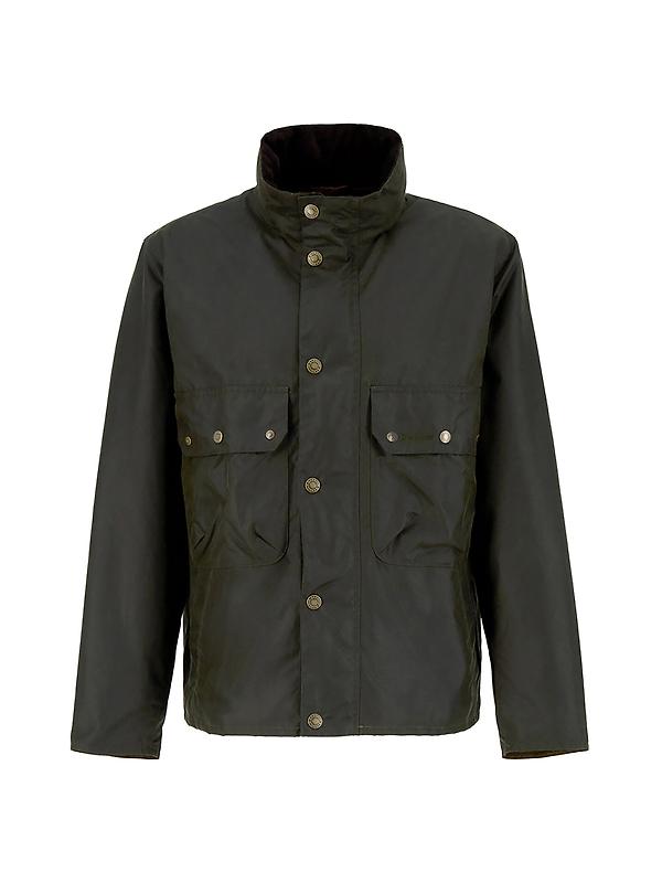 Barbour Men's Re-Engineered Utility Bedale Wax Jacket - Black