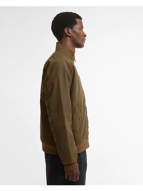 Barbour Men's Chelsea Blouson Wax Jacket - Brown Image 5