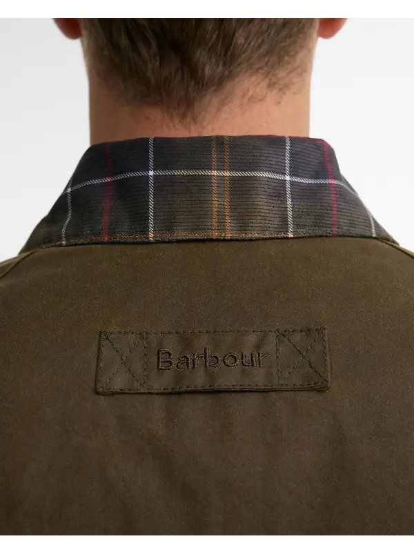 Barbour Men's Icons Spey Wax Jacket - Beech Image 7