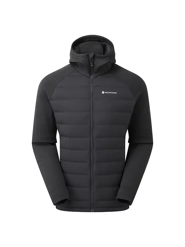 Montane Men's Composite Hooded Down Jacket - Black Image 1
