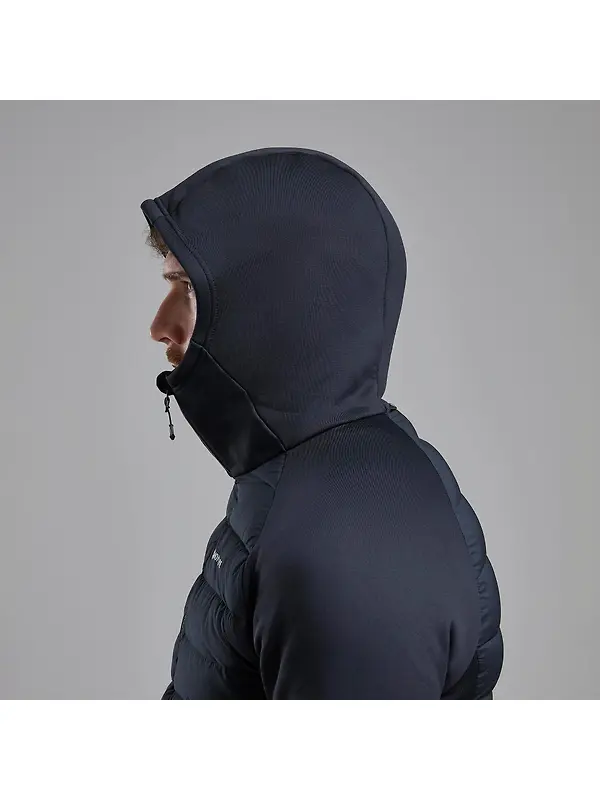 Montane Men's Composite Hooded Down Jacket - Black Image 4