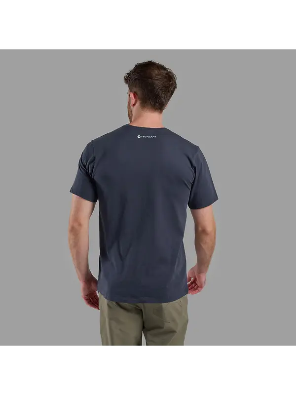 Montane Men's Dual Mountain T-Shirt - Eclipse Blue Image 3