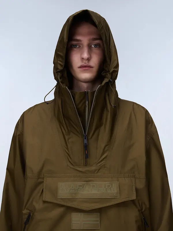 Napapijri Men's Rainforest Next Summer Anorak - Dark Green Olive Image 2