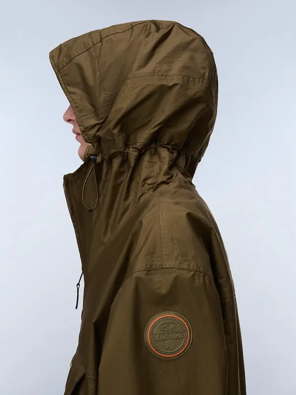 Napapijri Men's Rainforest Next Summer Anorak - Dark Green Olive Image 8