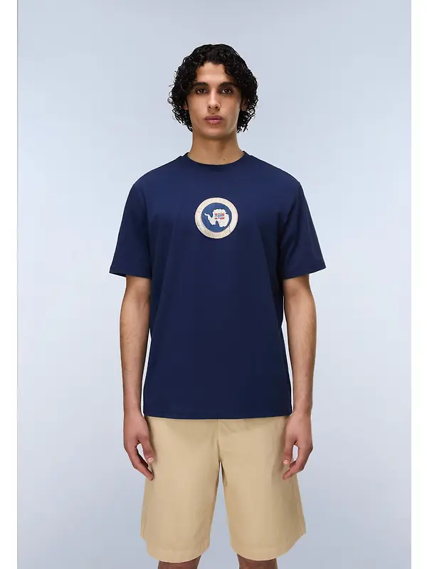 Napapijri Men's Phos T-Shirt - Naval Arcade Image 4