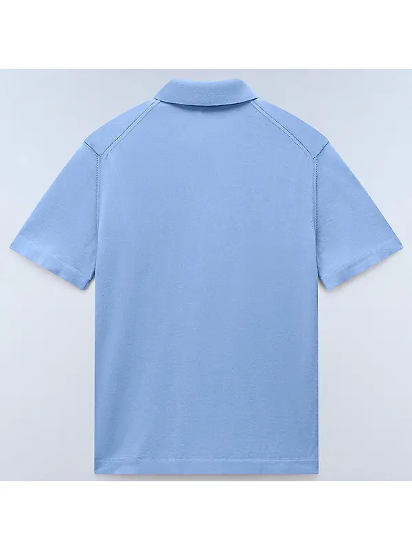 Napapijri Men's Hudson Polo Short Sleeve Jumper - Blue Jasper Image 6