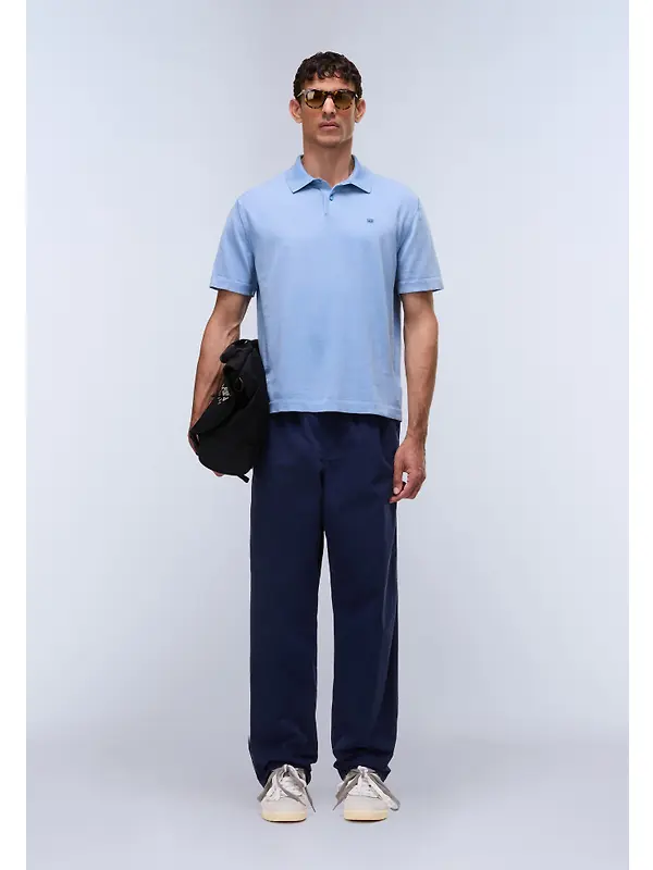 Napapijri Men's Hudson Polo Short Sleeve Jumper - Blue Jasper Image 3