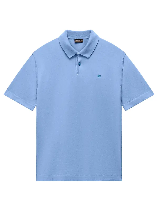 Napapijri Men's Hudson Polo Short Sleeve Jumper - Blue Jasper Image 1